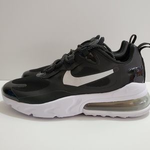 Nike Air Max 270 React Black White Running Shoes